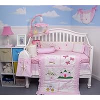 New Princess Story Baby Infant Crib Nursery Bedding 10 Pieces Set