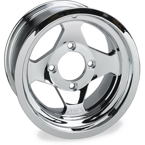 AMS Cast Aluminum 12x7 UTV Front Wheel - Chrome, 