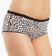 Animal Print Low Rise Shorts