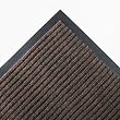 Crown Needle Rib Wipe and Scrape Mat, Polypropylene, 48 x 72, Brown (NR0046BR)