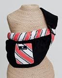 Balboa Baby Adjustable Sling Black w-Coral Stripe