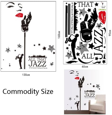 All Jazz Mike Music Singer Decoration Home Decor Removable Wall Decals Quotes Stickers AY9100