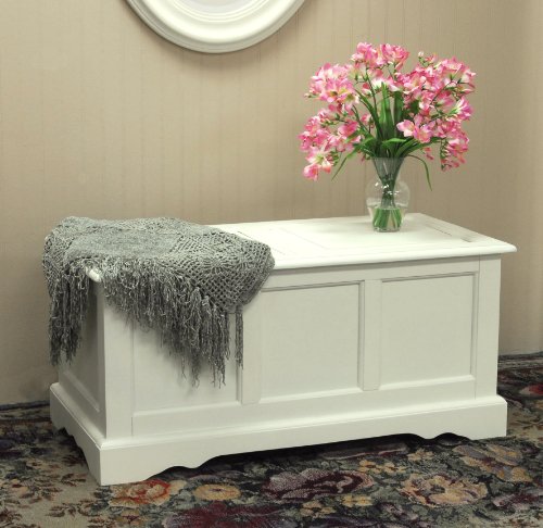 Carolina Cottage Camden Hardwood Blanket Chest, Antique Parchment Carolina Cottage Camden Hardwood Blanket Chest, Antique Parchment