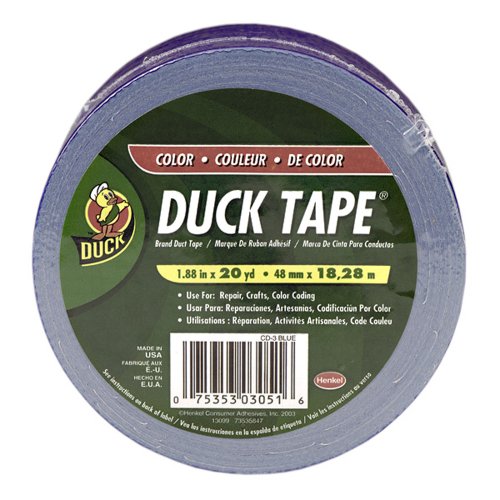 Henkel 00-03051 Duck 1.88-Inch-by-20-Yard Colored Duck Tape, Blue