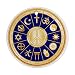 Round Ornament (2-Sided) of International Peace Symbol - World Religions (Christianity, Hinduism, Taoism, Bahai'i, Buddhism, Jainism, Shinto, Confucianism, Native Spirituality, Judaism, Sikhism, and Islam Logos)