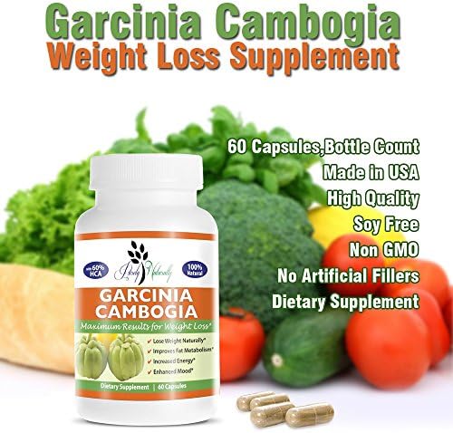 SALE THIS WEEK!! Pure Garcinia Cambogia Extract from Purely Naturally. A Natural Appetite Suppressant to Lose Weight Fast. Best Diet Pills that Work and Fat Burners to Weight Loss. Slim Quick and Feel Much Better!