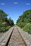 Wallmonkeys Peel and Stick Wall Decals - Railway Track Crossing the Wood - 60