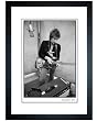 Bob Dylan During Recording Session with Electric Guitar, 1965