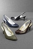 metrostyle Almond Toe Slingback Pump