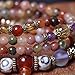 6mm Natural Colorful Crystal Quartz Beads Buddhist Prayer Mala Necklace Bracelet