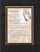 Touching and Heartfelt Poem for Teachers - Teacher's Prayer Poem on 11 x 14 inches Double Beveled Matting