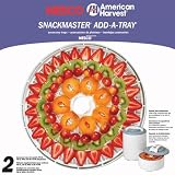 NEW Snackmaster Pro Add-A-Trays For FD-61/61WHC/75PR Food Dehydrator/Jerky Maker - 2 Pack