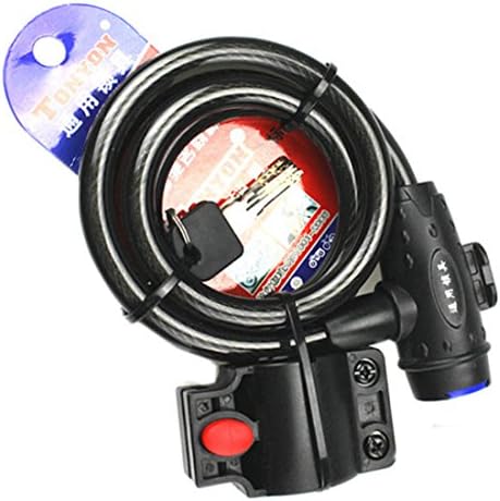 JFL Ao Ku Security Cable Lock Resettable Combination Lock Chain Abus Cycling Bike Bicycle Motorbike Universal Lock (Blue)