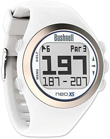 2014 Bushnell Golf Neo Xs White GPS Rangefinder Watch - Authorized Retailer