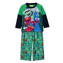 Toddler Boys' 2-piece Sesame Street Pajama Set - Green