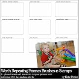 Photoshop Brushes - Worth Repeating Frames Brushes and Stamps