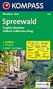 Spreewald: Wander- und Radtourenkarte. Teupitz, Beeskow, L&uuml;bben, L&uuml;bbenau, Burg. 1:50.000.