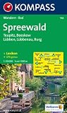 Spreewald: Wander- und Radtourenkarte - Teupitz, Beeskow, L&uuml;bben, L&uuml;bbenau, Burg - 1:50.000. - 