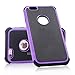 iphone 6s case, iphone 6 case, ShuYo(TM) Rugged Heavy Duty Impact Slim Hard Hybrid Case Protection Shock-Absorption /Resistant Bumper Case for iphone 6/6s[Black/Purple]