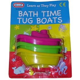 Bath Time Tug Boats [Baby Product]