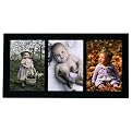 Trends 3-Window Collage Frame - Black (5x7")