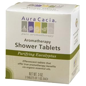 Aura Cacia Shower Tablet Purifying Eucalyptus (Pack of 3) by Aura Cacia