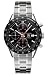 Tag Heuer Carrera Mens Black Dial Black Tachymeter Bezel Stainless Steel Automatic Chronograph Watch CV2014.BA0786