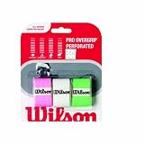 Wilson Pro 3-Pack Perforated Overgrip (Assorted)