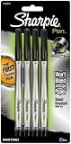 Sharpie Pen 1743231 Fine Point 4 Pack Blue