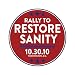 The Daily Show: Rally to Restore Sanity Campaign Pin