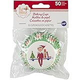 Wilton 415-8551 50 Count Elf on The Shelf Baking Cups