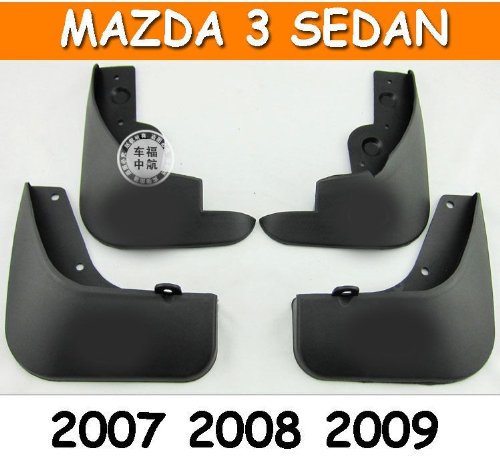 Black Auto parts 4PCS Mudguard Splash Guard Mud 