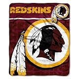 NFL Washington Redskins 50-Inch-by-60-Inch Micro-Raschel Plush Throw "Livin Large" Design