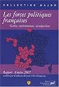 Les forces politiques fran&ccedil;aises : gen&egrave;se, environnement, recomposition : Rapport Anteios 2007