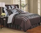 Raymond Waites Capri Chocolate  King Comforter Set