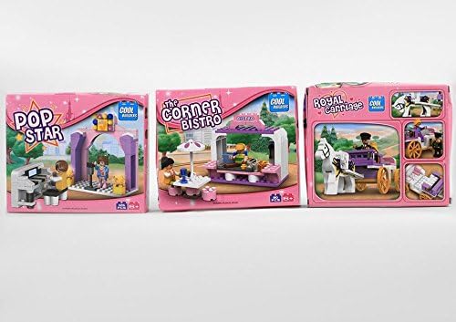 Pink Cool Builders Blocks 3 Set