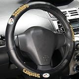 Pittsburgh Steelers Leather Steering Wheel Cover