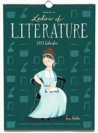 Idlewild Wall Calendar 2017 - Ladies of Literature - 12 Month Calendar