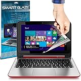 SmartGlaze ( Pack Of 3 ) HP Pavilion x360 11.6 2 in 1 Laptop Case Custom Made Crystal Clear Premium LCD Screen Protectors Packs With Polishing Cloth & Application Card