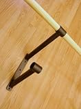 Rincons Ballet Barre Bracket, Double Fixed Wall Barre Bracket, End Unit