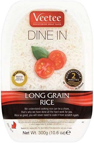 Veetee Dine in Long Grain Rice (300g) - Pack of 6
