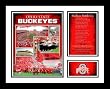 Ohio State Buckeyes NCAA Framed Photograph OSU Milestone Collage