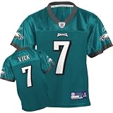 Reebok Philadelphia Eagles Michael Vick Boys Replica Jersey Kids 5-6 Medium