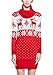 v28 Christmas Sweater, Women Ugly Holiday Knit Cute Pullover Xmas Sweater Dress