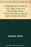 To the honourable lady, the Lady Carew