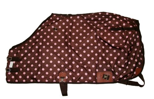 420 Denier Horse Stable Sheet Open Front Pink Polka Dots