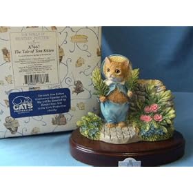 The World of Beatrix Potter Figures:  From Border Fine Arts: A7667 The Tale of Tom Kitten Limited Edition of the Year of Production 2007  Brand New