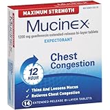 Mucinex Maximum Strength Expectorant Guaifenesin, 14 Count