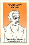 De Quincey as critic