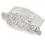 Elegant Bridal Comb with Rhinestone Swirl Pattern 2110 51YnXgdaG%2BL. SL160 Elegant Bridal Comb with Rhinestone Swirl Pattern 2110